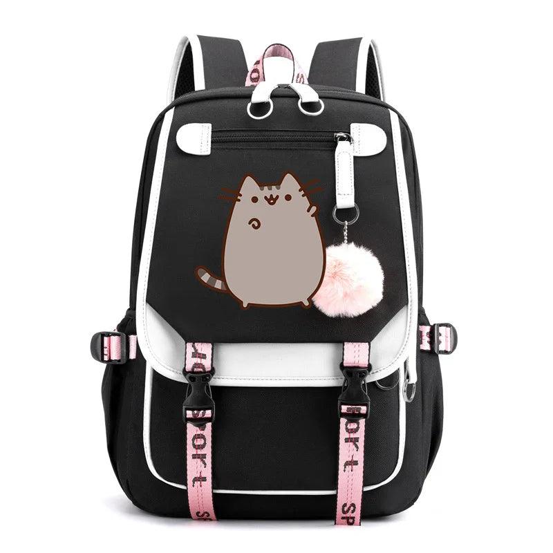 Pusheen Cat Printed School bag - Just Cats - Gifts for Cat Lovers