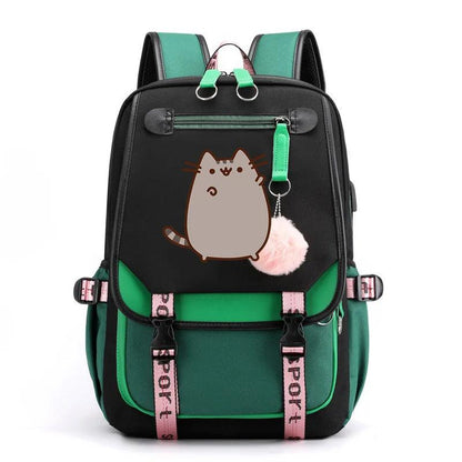 Pusheen Cat Printed School bag - Just Cats - Gifts for Cat Lovers