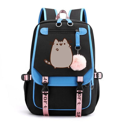 Pusheen Cat Printed School bag - Just Cats - Gifts for Cat Lovers