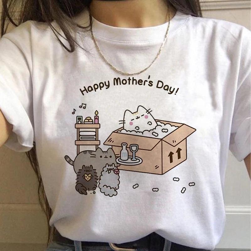 Pusheen Cat Printed Woman&