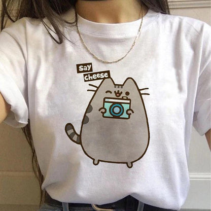 Pusheen Cat Printed Woman&