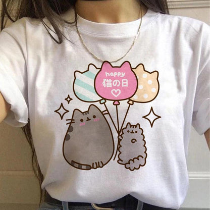 Pusheen Cat Printed Woman&