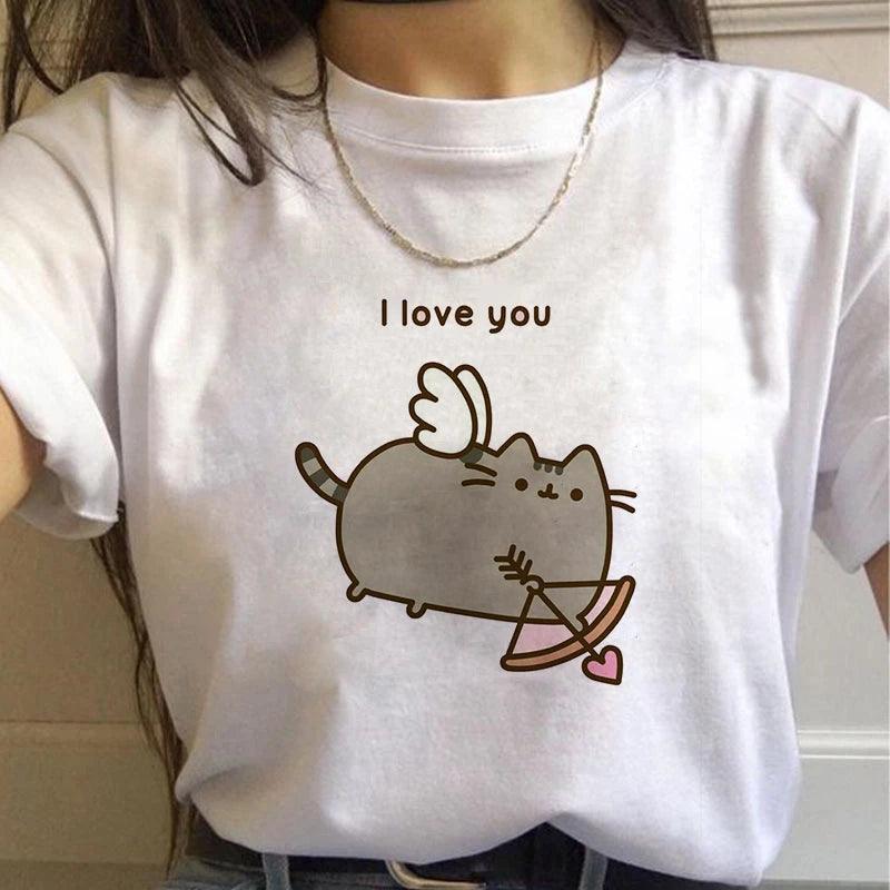 Pusheen Cat Printed Woman&