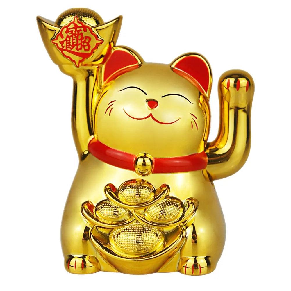 Solar Powered Maneki Neko Lucky Cat, 4 colors - Just Cats - Gifts for Cat Lovers