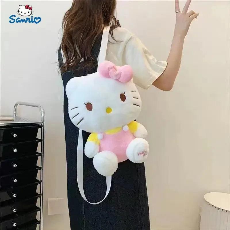 Stuffed Plush Hello Kitty Backpack, 7 Colors - Just Cats - Gifts for Cat Lovers