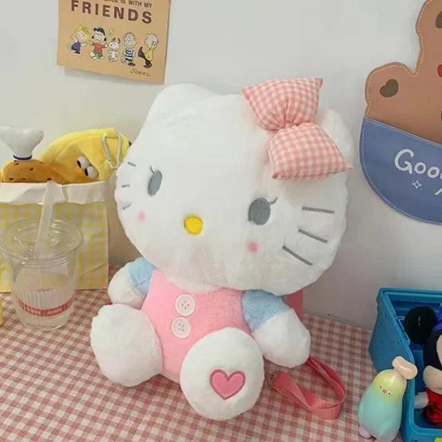 Stuffed Plush Hello Kitty Backpack, 7 Colors - Just Cats - Gifts for Cat Lovers