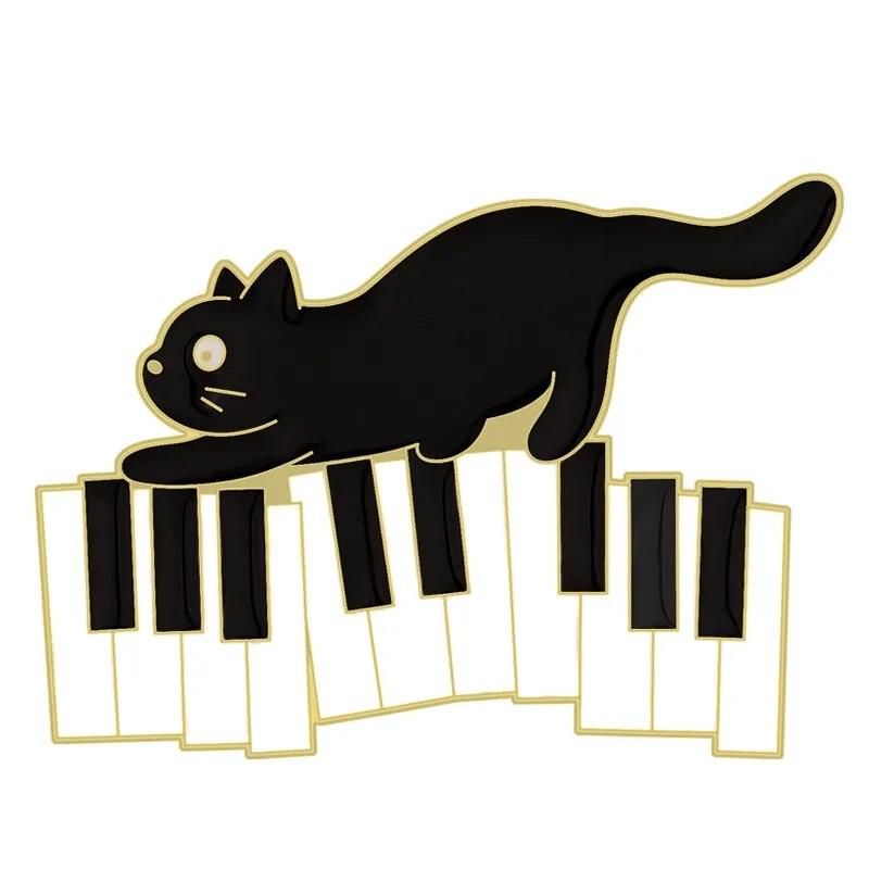 Various Black Cat Pin, 26 Designs - Just Cats - Gifts for Cat Lovers