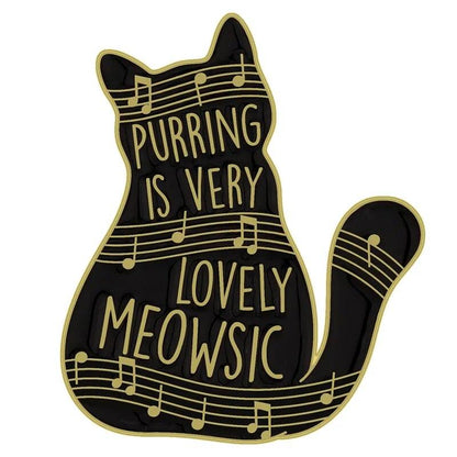 Various Black Cat Pin, 26 Designs - Just Cats - Gifts for Cat Lovers