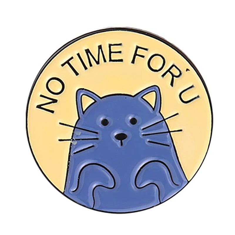 Various Cartoon Cat Pins, 19 Designs - Just Cats - Gifts for Cat Lovers