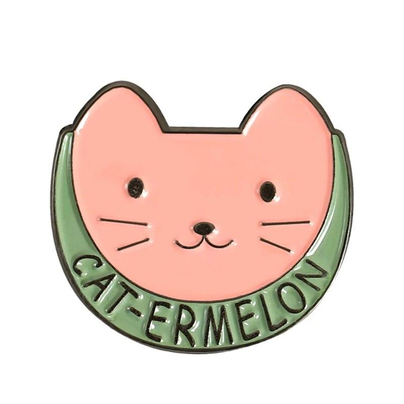 Various Cartoon Cat Pins, 19 Designs - Just Cats - Gifts for Cat Lovers