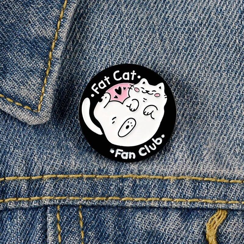 Various Cartoon Cat Pins, 19 Designs - Just Cats - Gifts for Cat Lovers