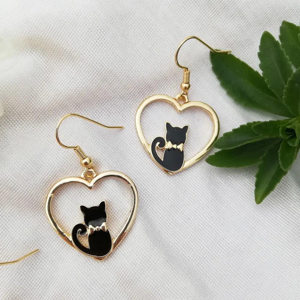 Various cat Earrings, 12 Designs - Just Cats - Gifts for Cat Lovers