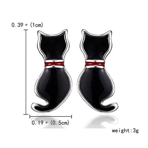 Various cat Earrings, 12 Designs - Just Cats - Gifts for Cat Lovers