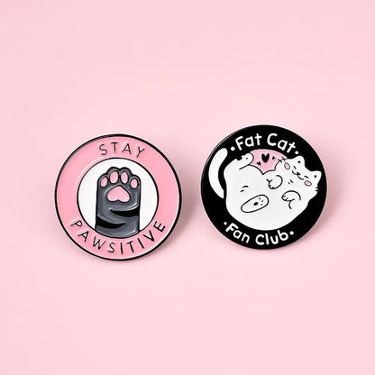 Various Cat Pins, 25 Designs - Just Cats - Gifts for Cat Lovers