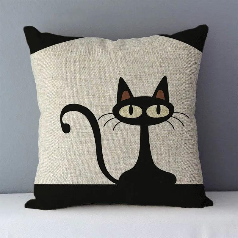 Various Cat Printed Decorative Pillow case, 15 Designs - Just Cats - Gifts for Cat Lovers