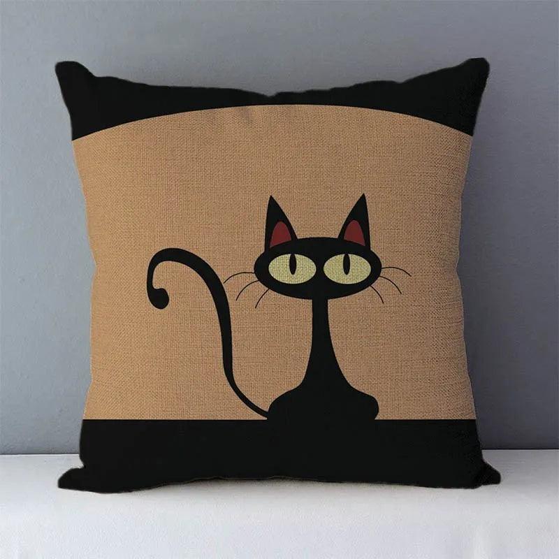 Various Cat Printed Decorative Pillow case, 15 Designs - Just Cats - Gifts for Cat Lovers