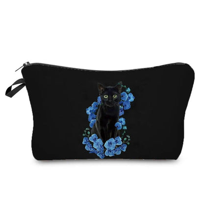 Various Coloful Cat Printed Travel Pouches/Cosmetic bag, 17 Designs - Just Cats - Gifts for Cat Lovers