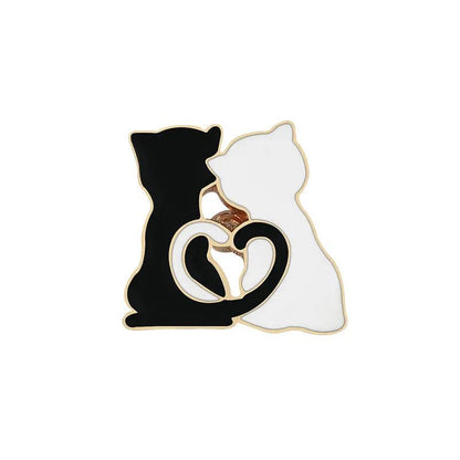 Various Cute Cartoon Cat Pins, 17 Designs - Just Cats - Gifts for Cat Lovers