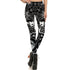 Various Gothic Cat Print Leggings, Black, S-XL - Just Cats - Gifts for Cat Lovers